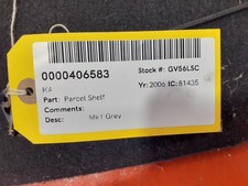  FORD KA Parcel Shelf  2006