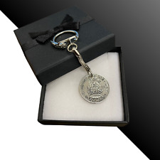 One Shilling Coin Keyring - English or Scottish -Choose The Date - Birthday Gift