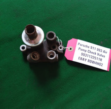Used original air pump check valve for Porsche 993 , oe 9931132511r