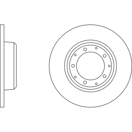Brake discs solid for land - discs,