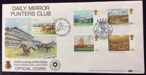 1979 horse racing fdc the - horse,