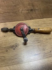 FLEETWAY HAND DRILL  EGGBEATER STYLE Hand-drill Made In England Chuck Works