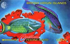 British Virgin Islands Card Phonecard BVI Wild Life - Parrot Fish    25CBVB
