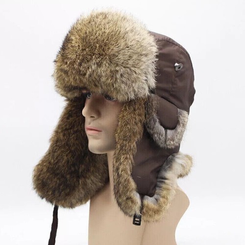 Real rabbit fur ushanka - rabbit,