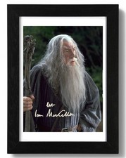 Ian mckellen signed autograph - ian,