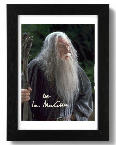 Ian mckellen signed autograph - mckellen,