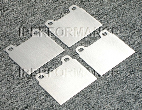 Titanium brake pad - shim, heat