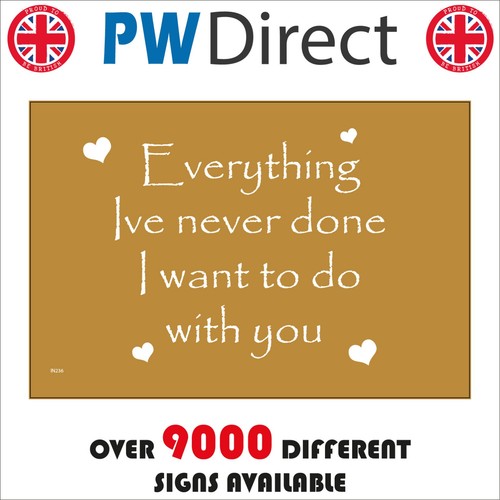 Sign everything never done - sign,