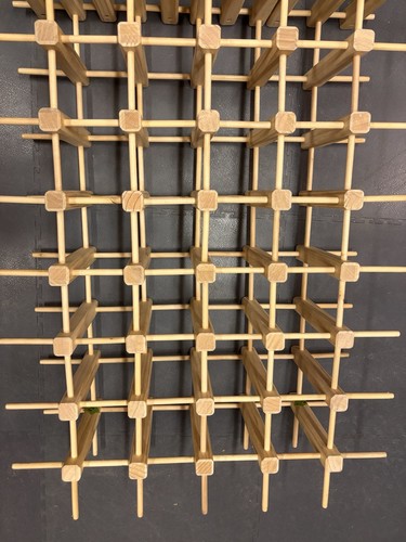 Wooden wine rack new unused - -,