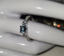 Ladies Chic & Simple Sea Blue Dress Ring - Sizes  L, N, M, Q, R, V, O, T, U 