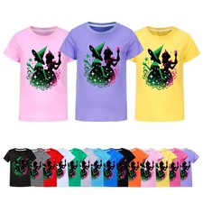 Boys Girls Wicked T-shirt Kids Short Sleeve Cotton Tshirt Summer Top Gifts 2-13Y