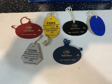 6 X York horse Racing Badges From 1982,84,85,86,89,90 All In Good Condition