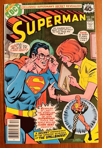 Superman 330 1st - 1st, appearance