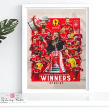 Aberdeen Scottish Cup Winners 2025 A3 A4 Print Poster Unframed