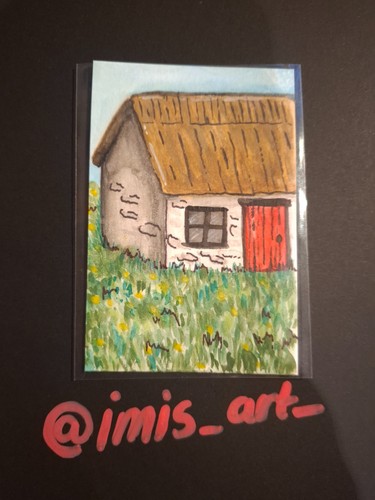 Aceo original art - original, irish