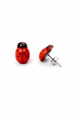 Ladybug Funky Earrings Stud