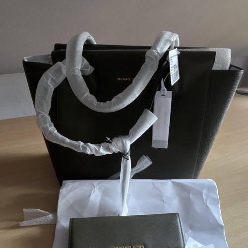 Michael kors green leather - green,