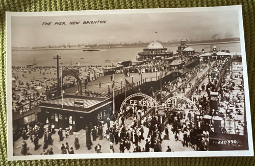 Antique postcard new - new, brighton