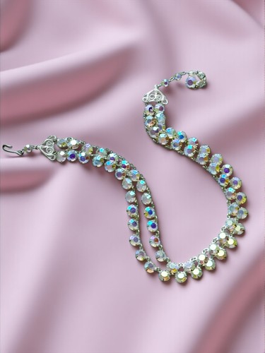Vintage crystal double - ab,