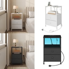 Bedside Table W/Charging