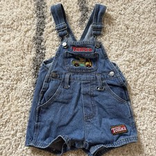 Vtg 90s Tonka Baby Boys Denim