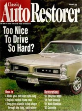 CLASSIC AUTO RESTORER 1996 DEC - 300C, 51 NASH, 67 VETTE, 66 GTO, 59 GALAXIE