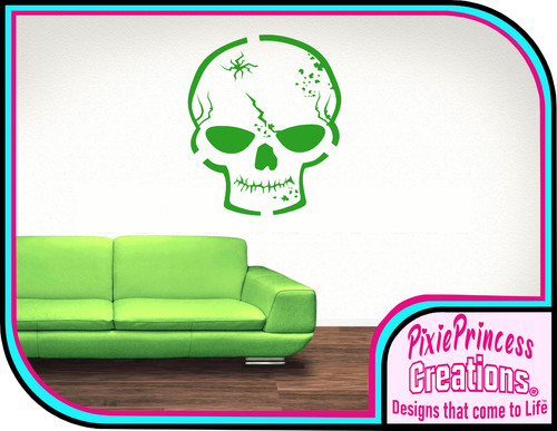 Skull horror mylar 190 - horror,