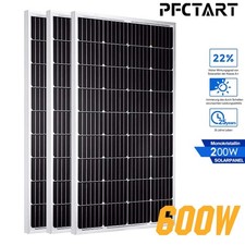 600W Mono Solar Panel 200W 12V