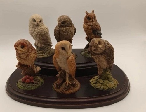 Royal doulton owls set six - owls,