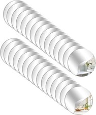 30 Pcs round Mirror Acrylic