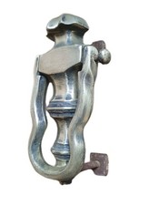 Brass Door Knocker Vintage Rams Head 16 x 8.5cm Heavy Good Condition