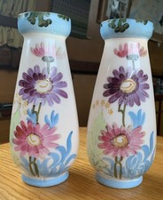 Pair Of Vintage Antique Floral