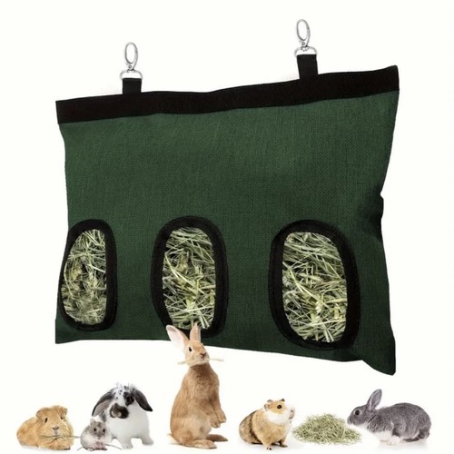 Hanging fabric hay rack - hanging,