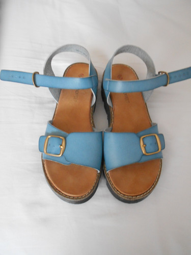 Heavenly feet blue sandals