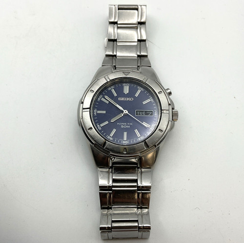 Seiko kinetic 5m63 0ae0 - kinetic, men's