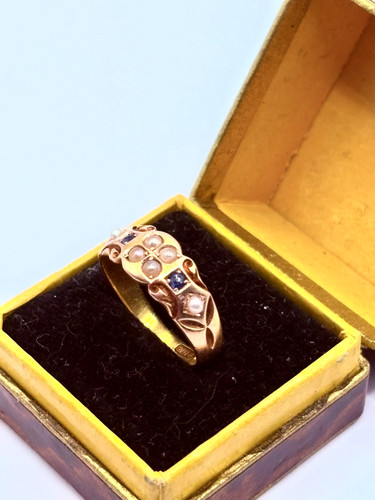 Antique victorian 1891 15ct - victorian,