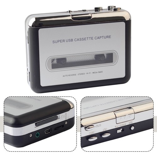 Cassette tape recorder with - recorder,