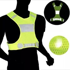 High Visibility Hi Vis Running Vest Reflective Cycling Bib Safety Top Walking 