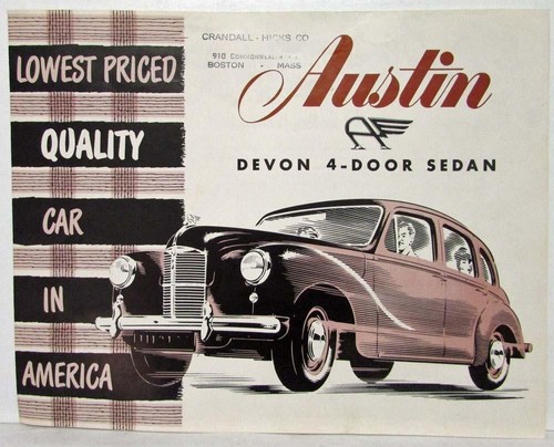 1949 austin devon door sedan - devon,