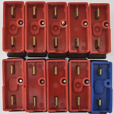 10x Wylex Rewireable Fuse 9x 30 Amp 1x 5 Amp Old Type with Carrier Red Base