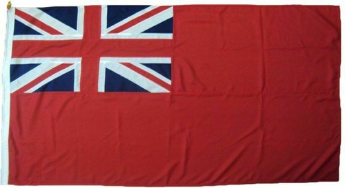 Sewn red ensign yard flag - sewn,