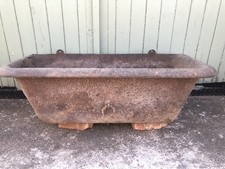 Cast iron trough - cast,