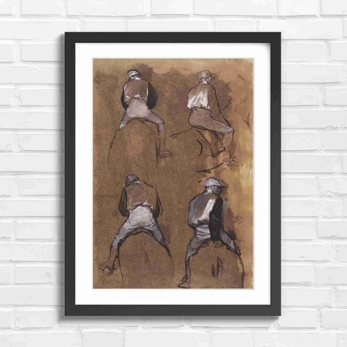 Jockey horse art study - jockey,