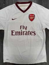 Original Nike Arsenal 2007/2008 Away Shirt Mens Medium