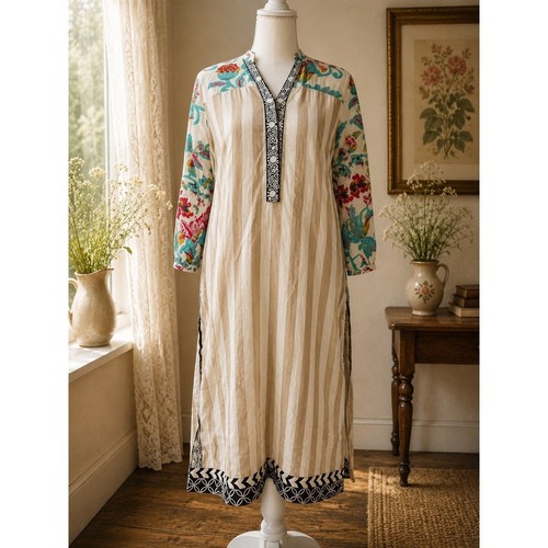 Sana safinaz striped floral - safinaz,