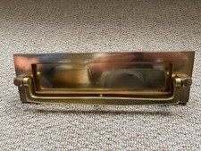 Vintage Solid Brass Letter box