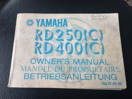 Yamaha rd250c rd400c - rd250c/rd400c, 1976