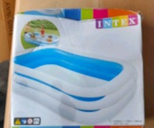 INTEX Swim Center Inflatable Family Lounge Pool 2.62m x 1.75m x 56cm 