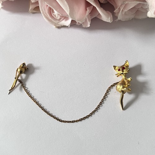 1980s gold plated diamanté - 1980s,