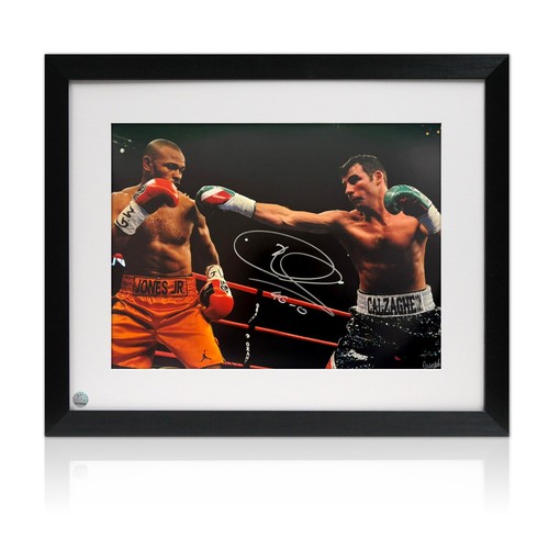 Joe calzaghe signed boxing - calzaghe,